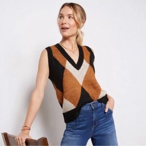 EVEREVE Payton Argyle Vest
